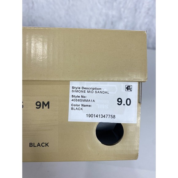 MICHAEL Michael Kors Simone Dress Sandals Black Patent Leather NIB - Picture 8 of 8